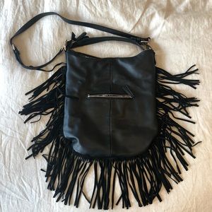 Boho Fringe Purse in Black 🖤